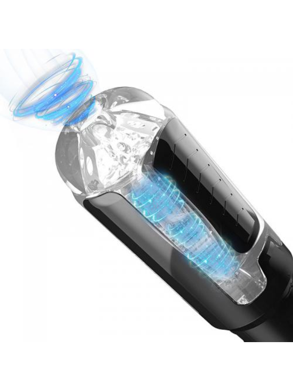 Masturbador Masculino em silicone Turbo, Recarregavel - Dibe